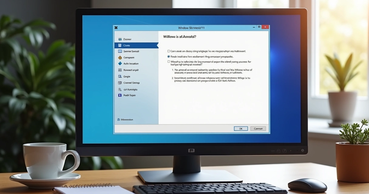 Tela de instalação do Windows 11 sem mensagens de erro 