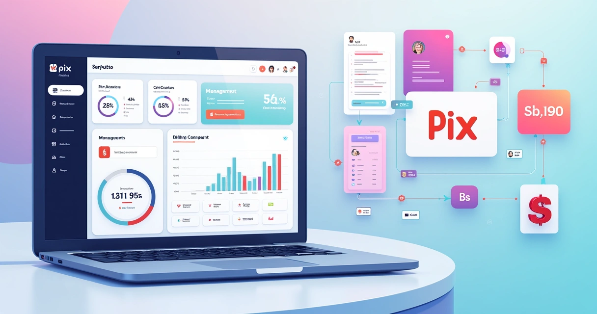 Integração de serviços financeiros com Pix, boletos e APIs 