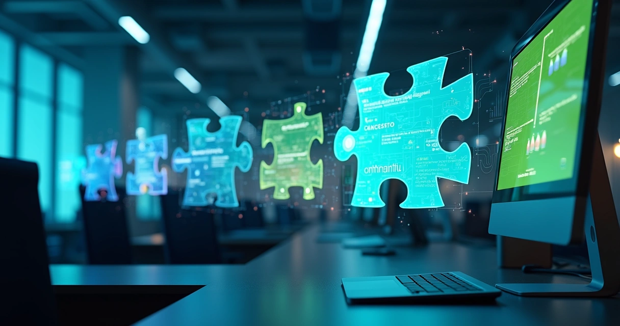 Representação de sistemas integrados digitalmente em um ambiente empresarial