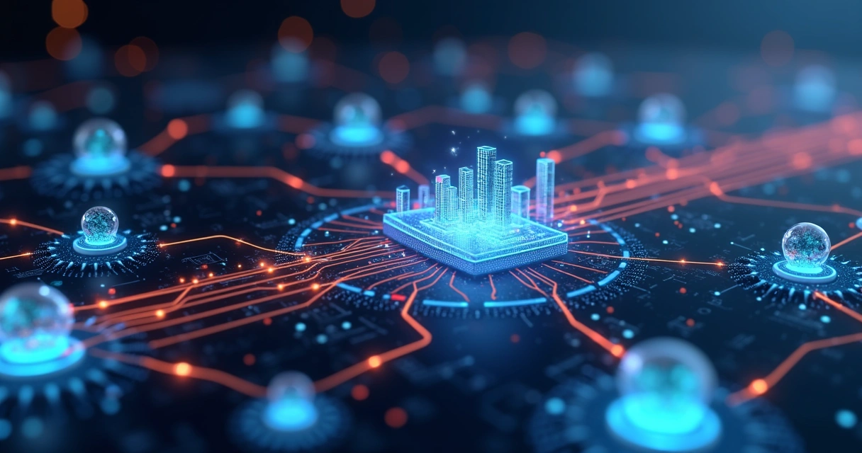 Ilustração de integrações entre plataforma de dados, CRM e automações comerciais 