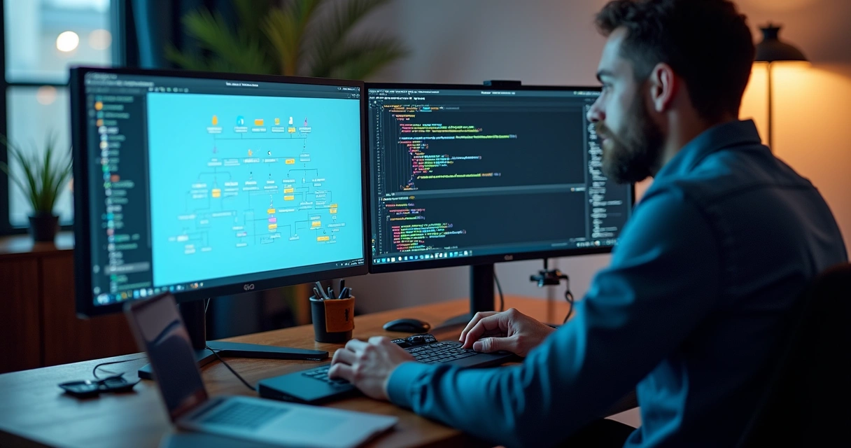 Desenvolvedor trabalhando em integração de API de pagamentos 