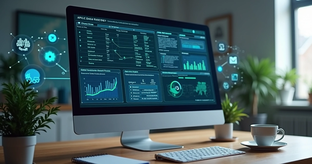Interface digital mostrando integração automática via API com dados públicos do Sintegra em tela de computador 