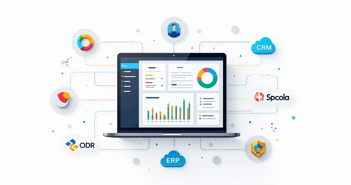 Integração de site com várias APIs e aplicativos de negócios 