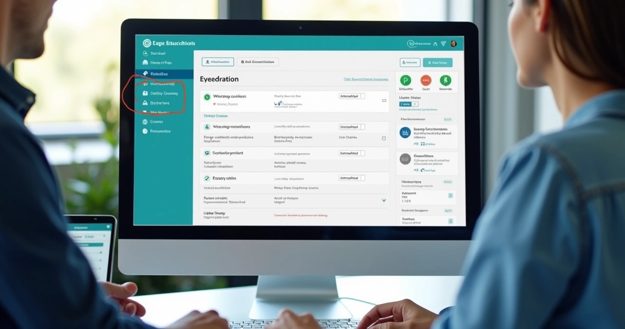 Configuração de integração de pagamentos e notificações de cobrança no sistema escolar 