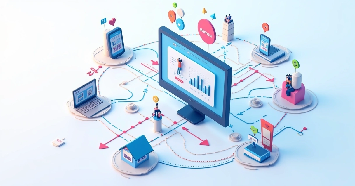 Fluxo de integração de canais de marketing 