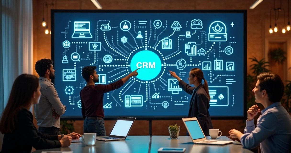 Fluxo de integração entre marketing, operações e tecnologia digital