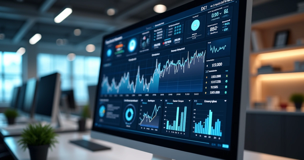 Interface digital mostrando múltiplos canais de venda integrados com indicadores de desempenho em tela ultradetalhada 