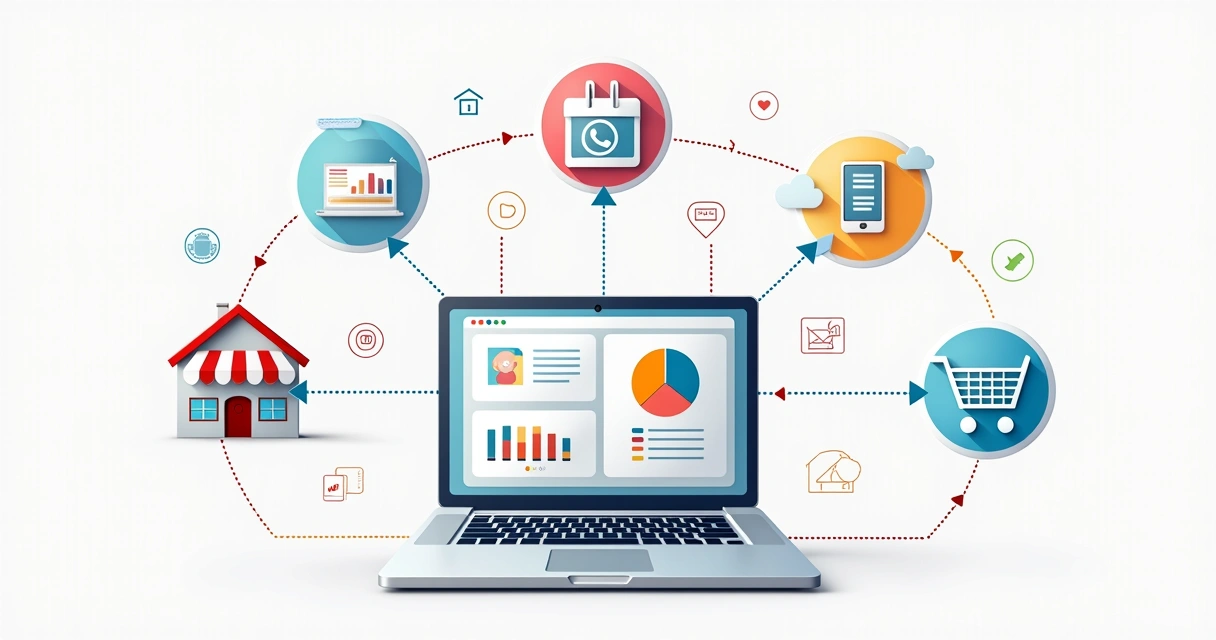 Canais de vendas integrados no varejo online 