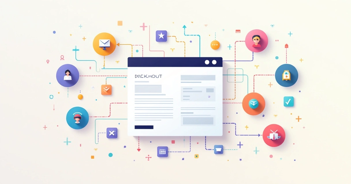 Várias ferramentas integradas a um simples processo de checkout digital. 