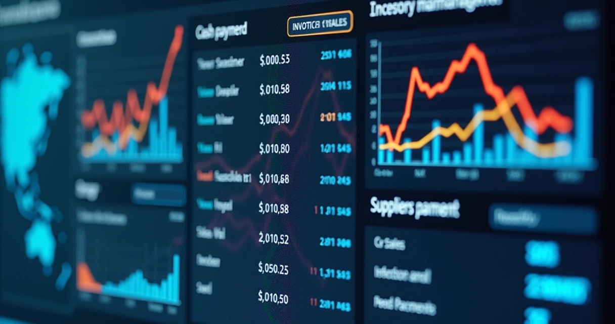 Tela de sistema com integração entre controle de caixa e estoque