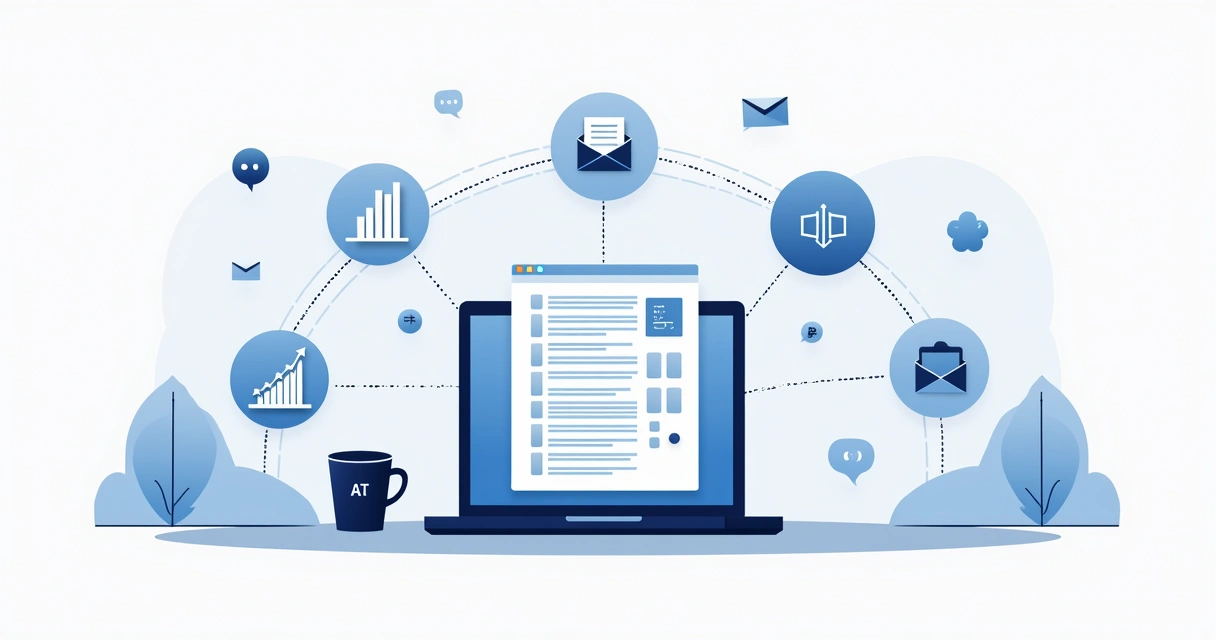 Integração de landing page com sistema CRM e automação de marketing digital 