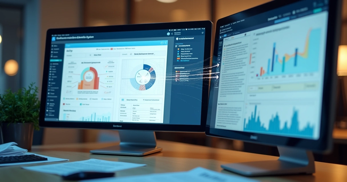 Integração entre sistema de leads e CRM em telas digitais 