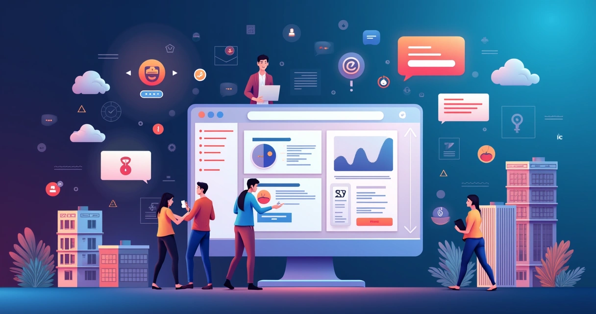 Fluxo visual de integração entre plataforma de atendimento e CRM. 