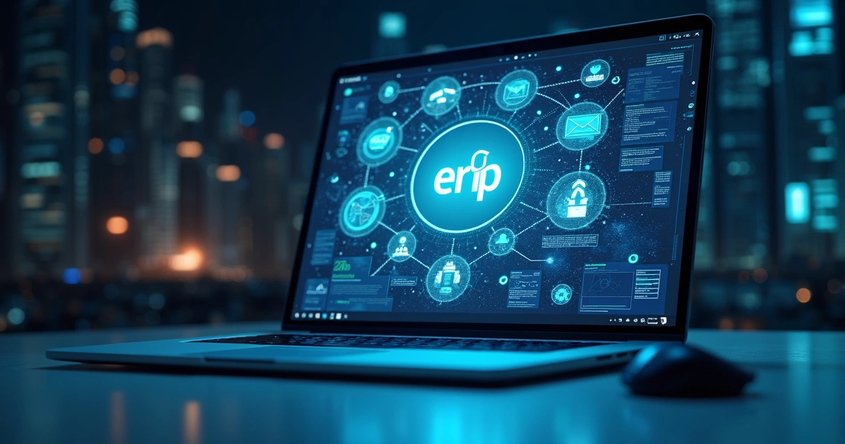 Tela de CRM integrando vários sistemas digitais 