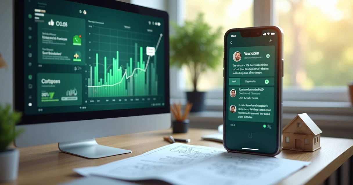 Integração de CRM com WhatsApp em imobiliária 