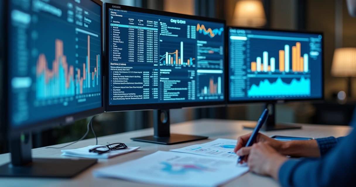 Painel com dados fiscais integrados em múltiplas telas