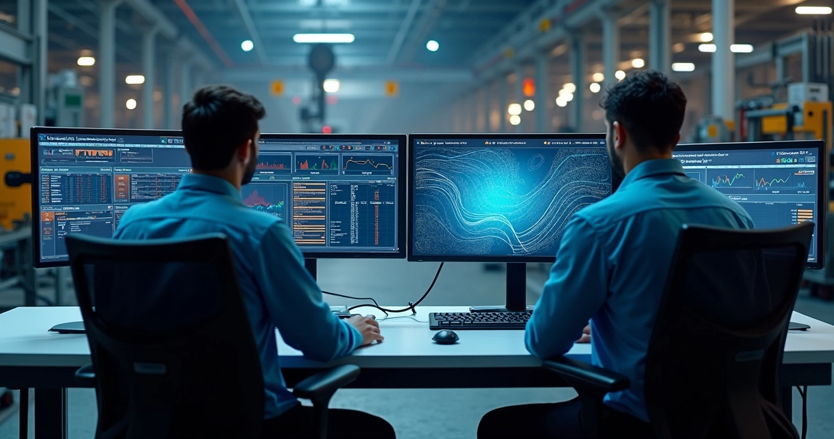 Sistemas industriais conectados espalhando dados inconsistentes