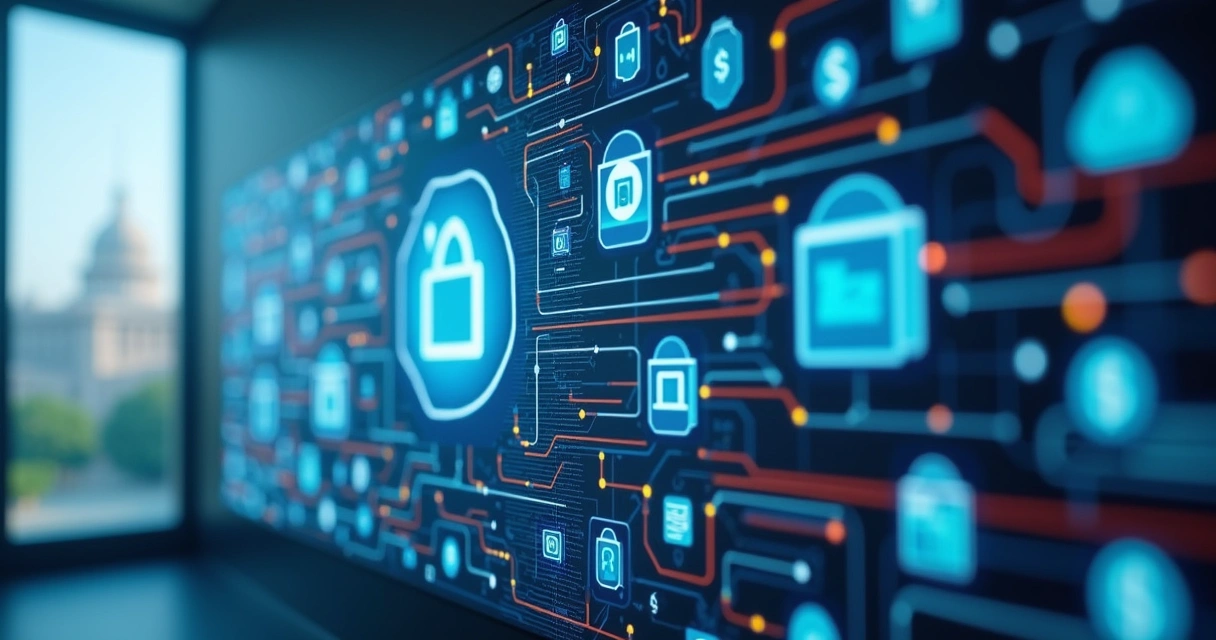 Painel de dados digitais conectando órgãos públicos 