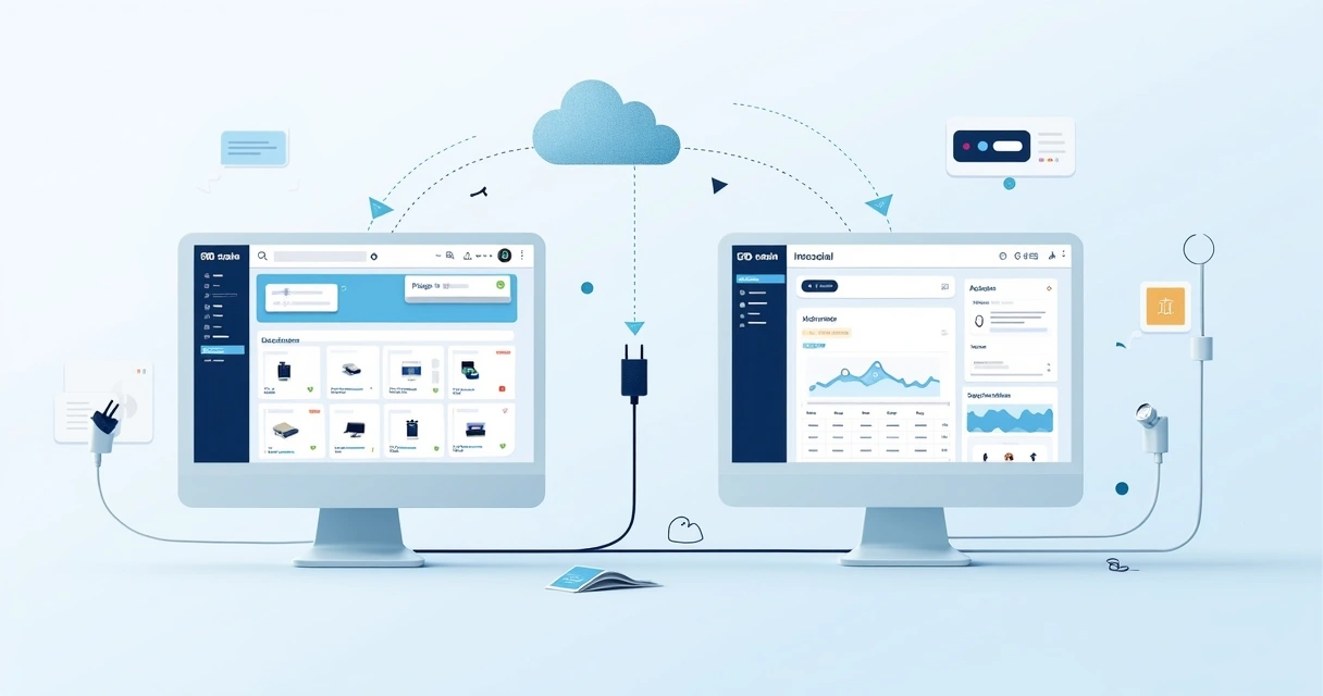 Integração técnica entre loja virtual e plataforma de afiliados 