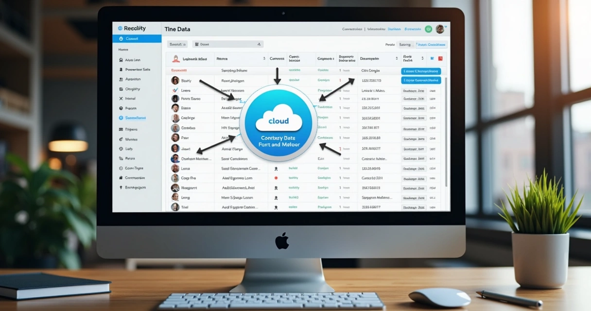 Enriquecimento de dados sendo integrado ao CRM 