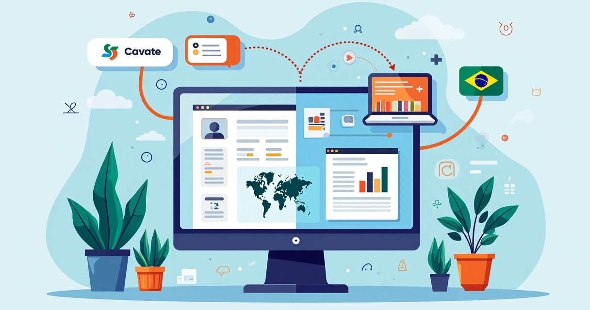 Tela de integração ERP com marketplaces