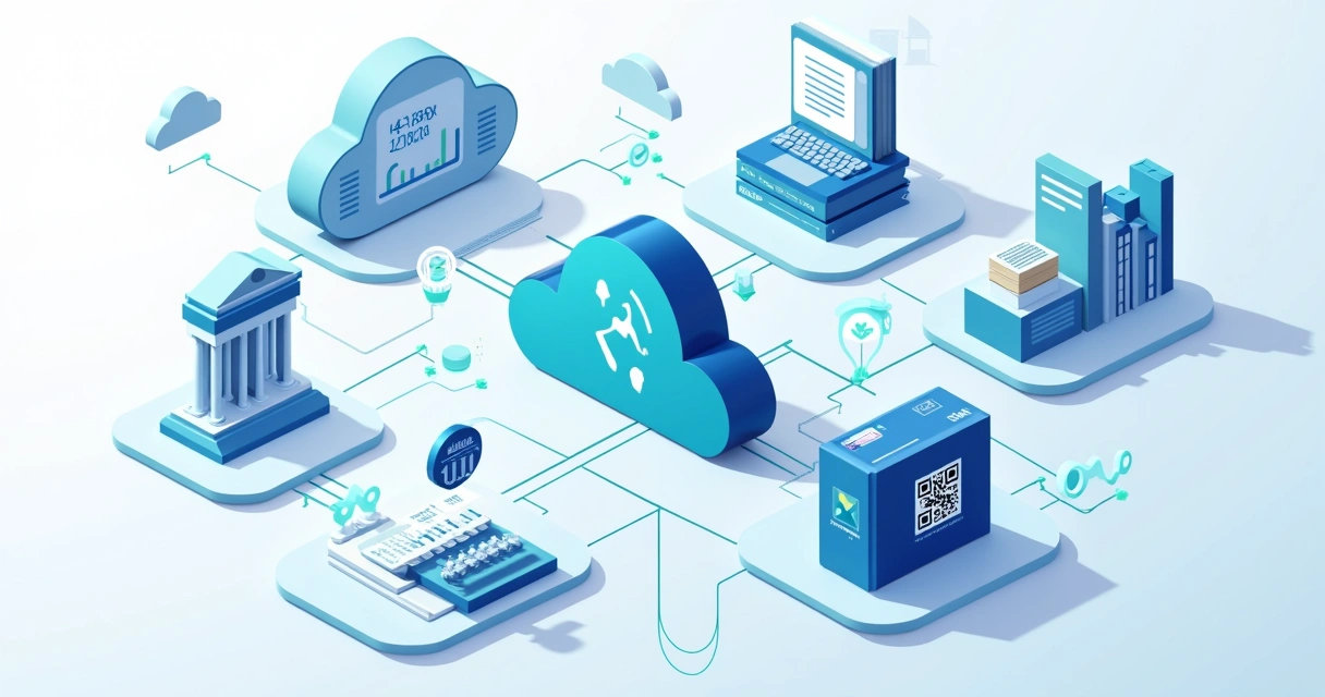 Integração automatizada de sistemas financeiros com ERP, gráficos analíticos, conexões digitais e notificações de cobrança 