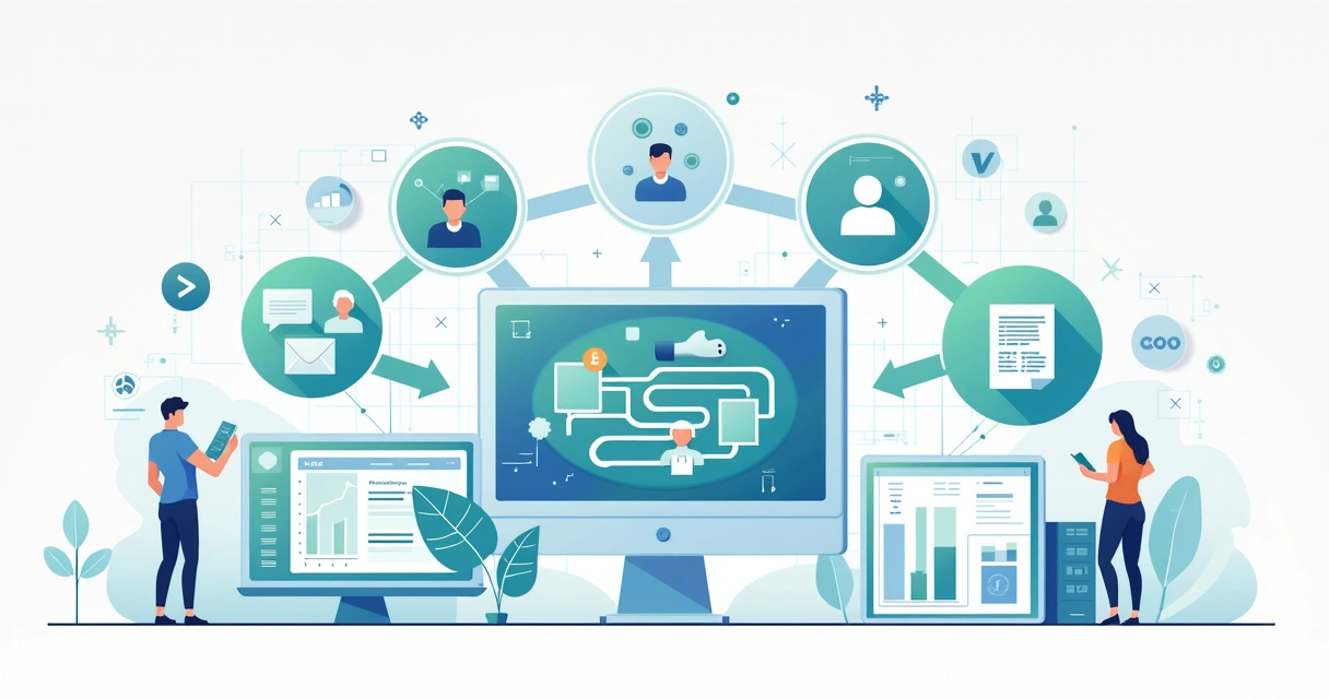 Integração visual entre estratégia, CRM e dados digitais