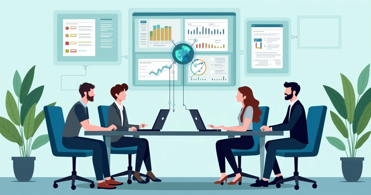 Integração de diferentes sistemas em um único painel visual corporativo