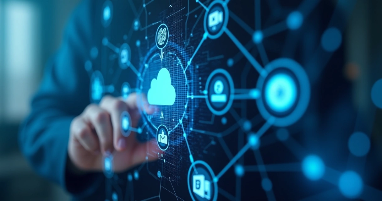 Integração de ferramentas Microsoft em painel digital na nuvem 