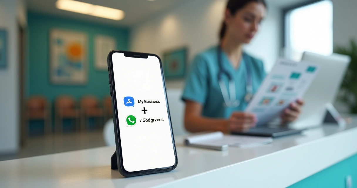 Integração do Google Meu Negócio ao WhatsApp em consultório médico 