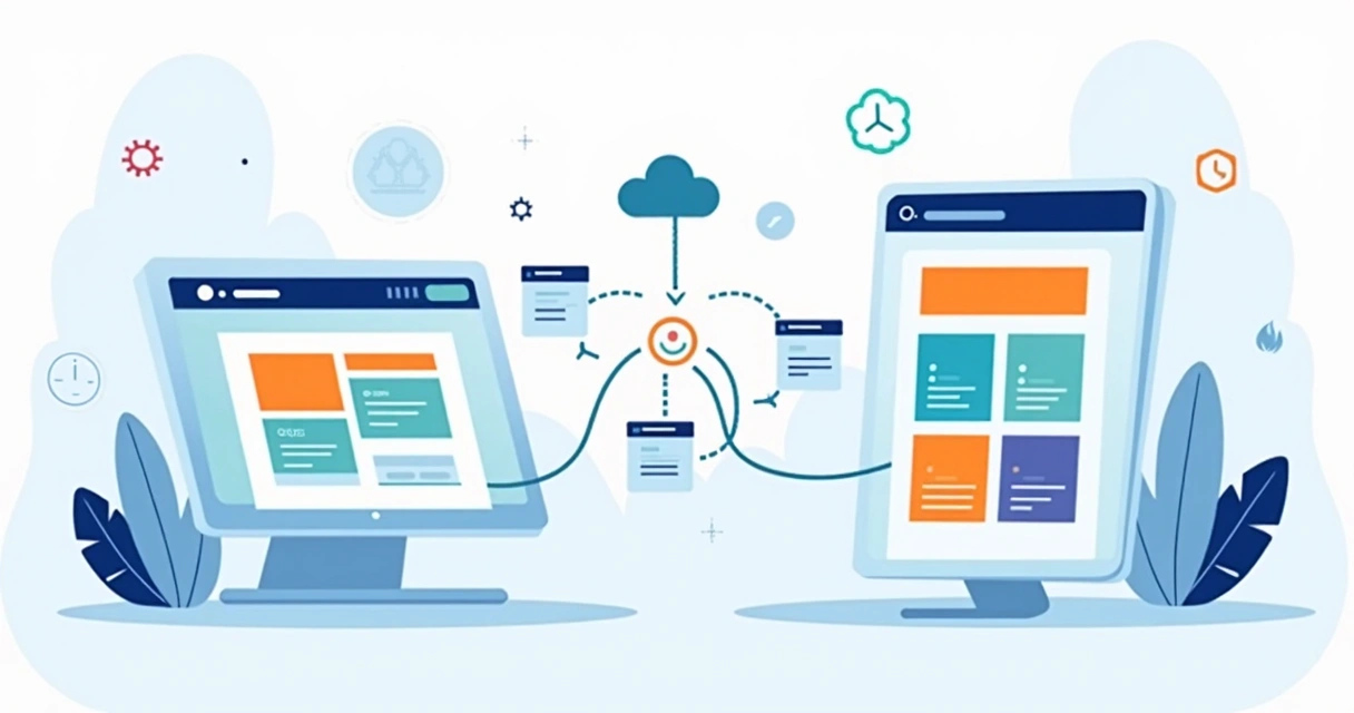 Fluxo digital conectando GreatPages ao CRM com webhook e integração direta 