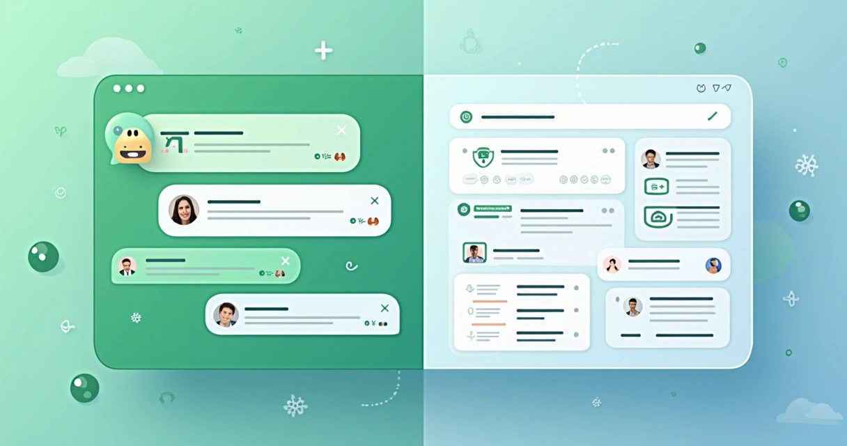 Representação de integração entre IA e CRM imobiliário em tela digital 