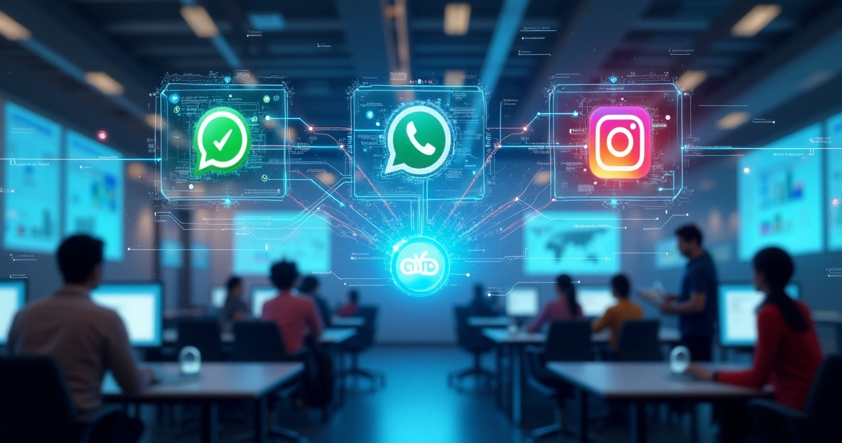Integração de ferramentas de IA com sistemas CRM, WhatsApp e Instagram 