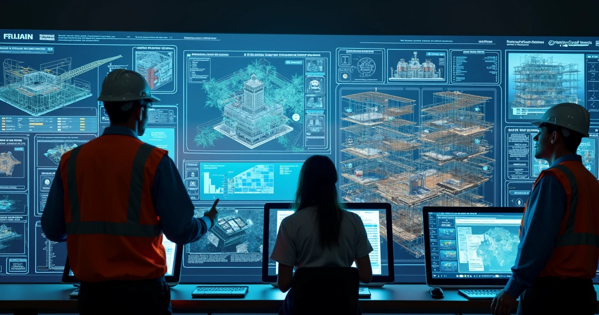 Integração de KPIs visuais com BIM e controle de obra digital 