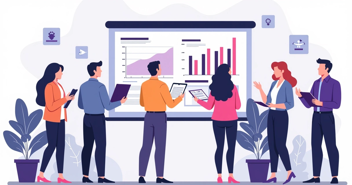 Equipe de marketing compartilhando leads e insights com parceiros de vendas 