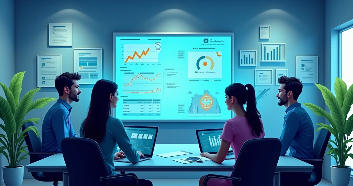 Equipe de marketing e equipe de vendas integradas em instituição de ensino 