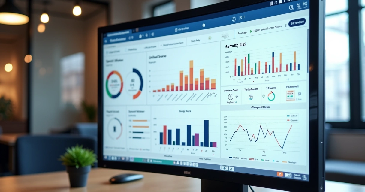 Dashboard integrando vendas físicas e online com gráficos 