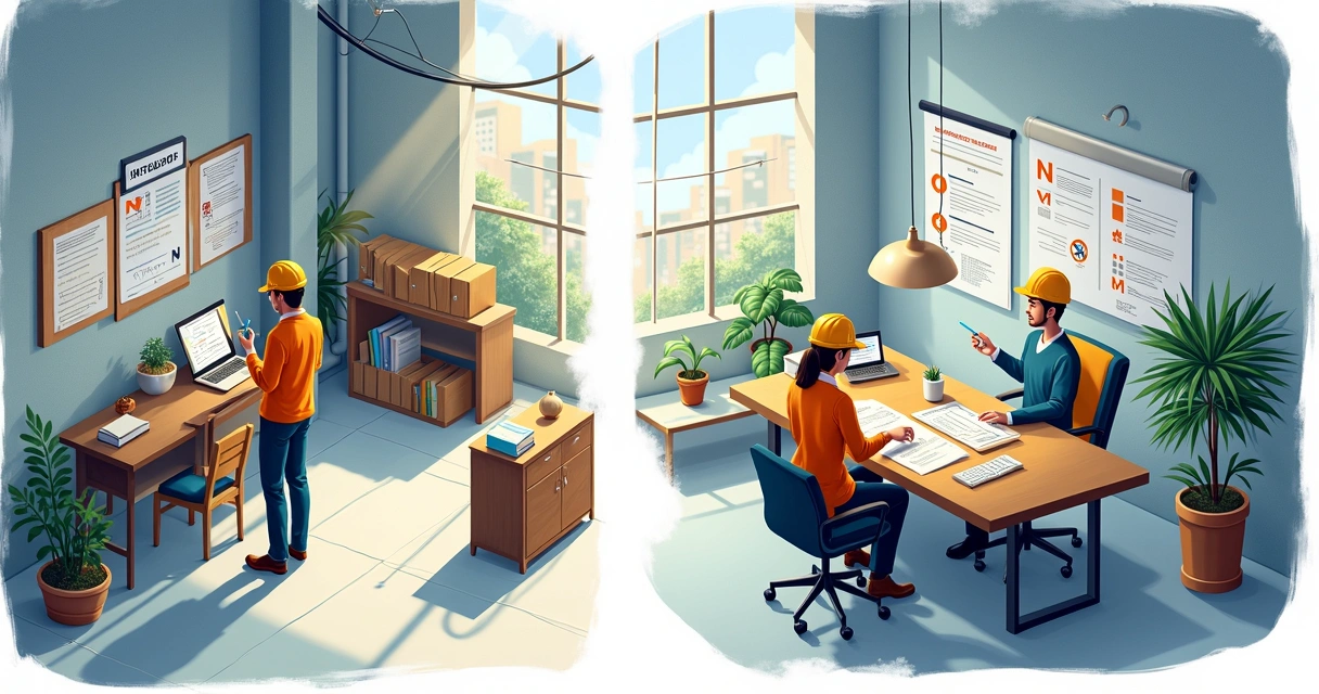 Integração de normas NRs e ISO 45001 em empresa industrial 