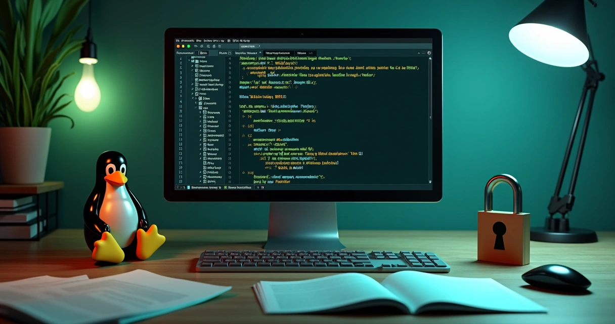 Terminal Linux aberto com código de integração Pluggy 