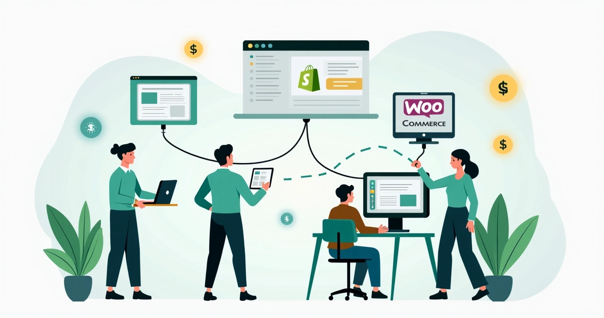 Equipe integrando gateway com plataformas digitais 