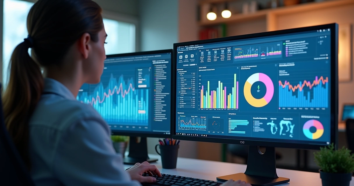 Dashboard de Power BI com dados do Excel e Google Sheets integrados 