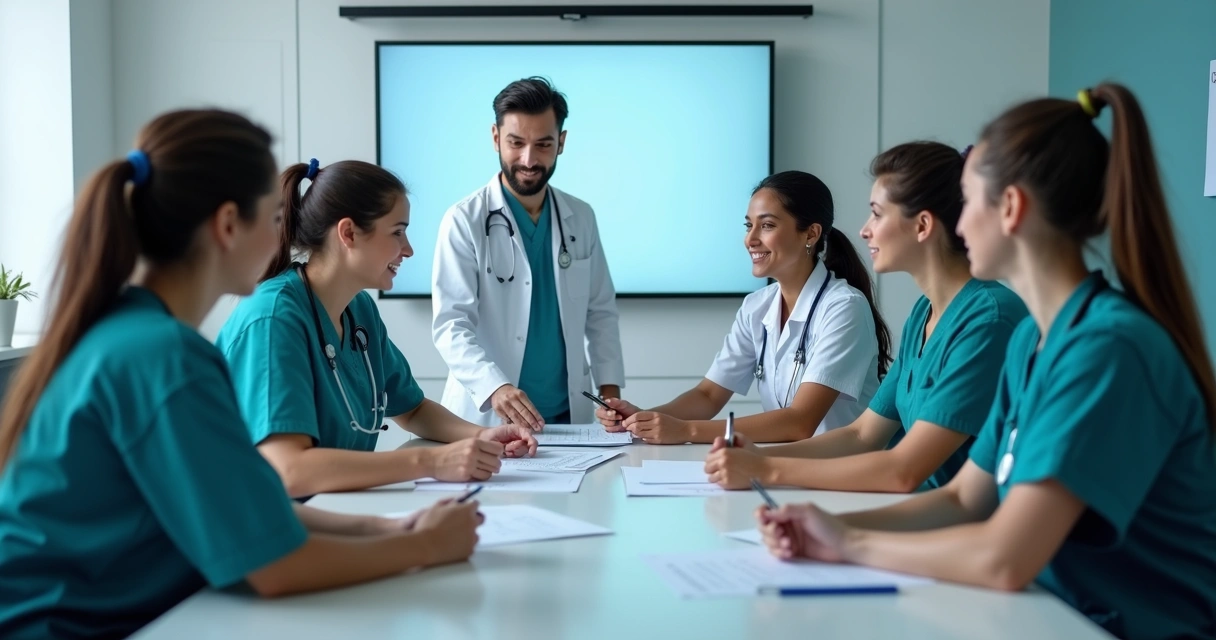 Integração entre médicos terceirizados e equipe interna 