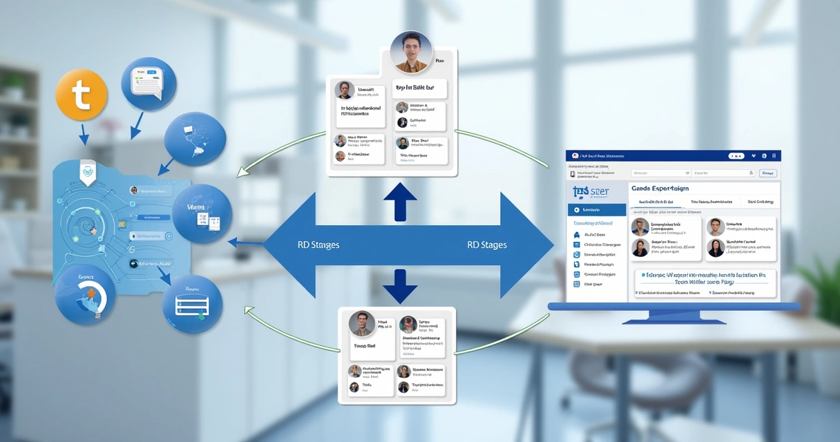 Fluxo de integração entre RD Station e CRM 