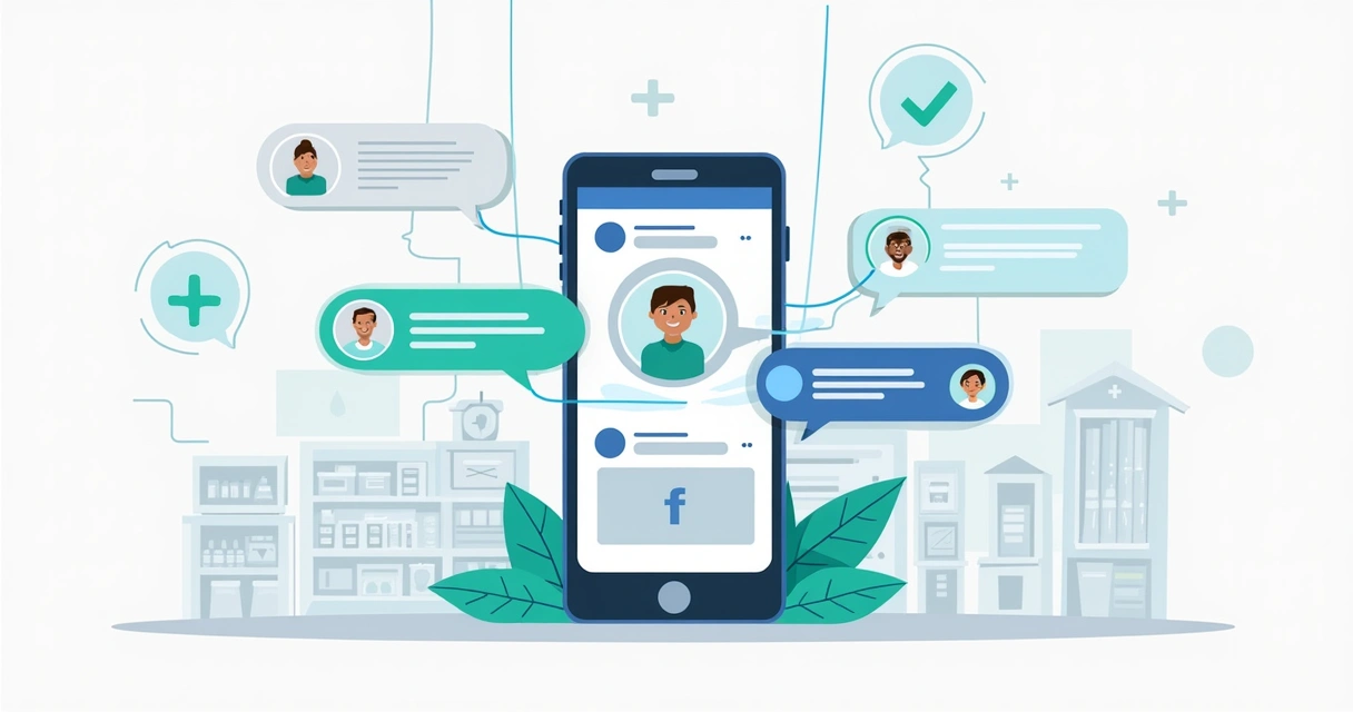 Integração de redes sociais e WhatsApp na farmácia 