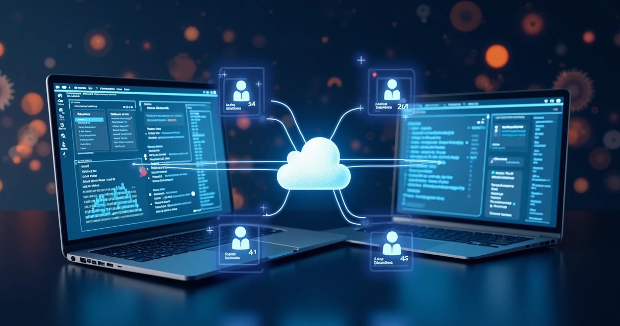 Integração visual entre plataforma SaaS e sistema CRM 