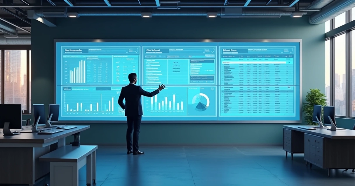 Dashboard mostrando integração do PIX em sistema de gestão empresarial 