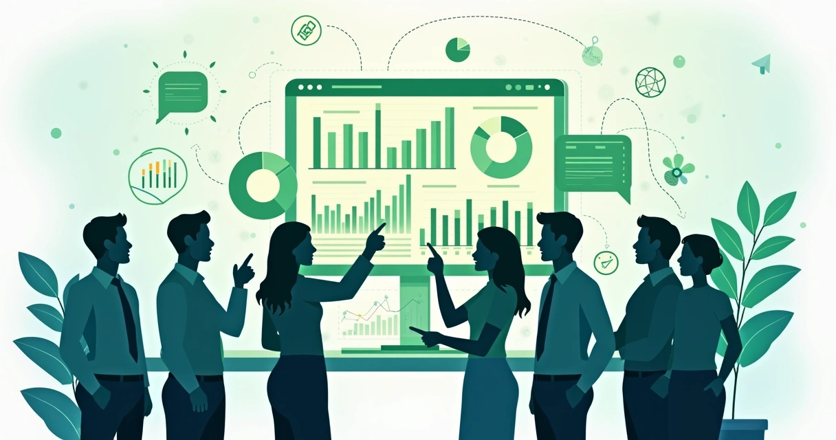 Dois monitores mostrando integração de sistemas B2B 