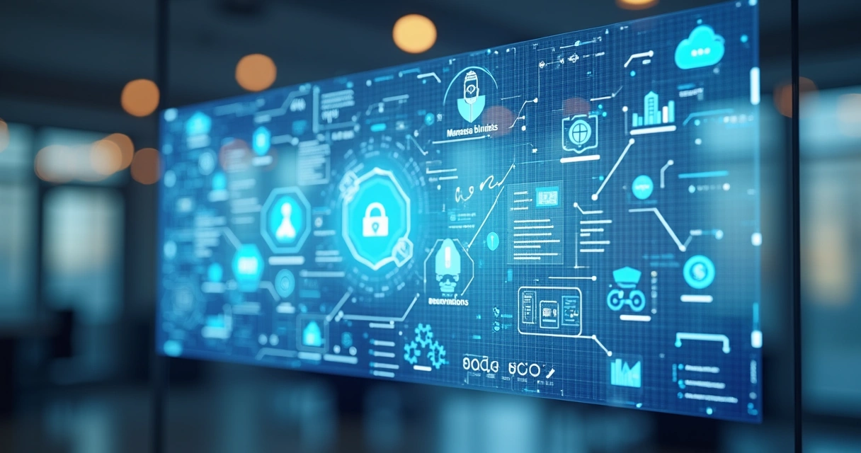 Interface digital mostra integração entre softwares de gestão condominial 