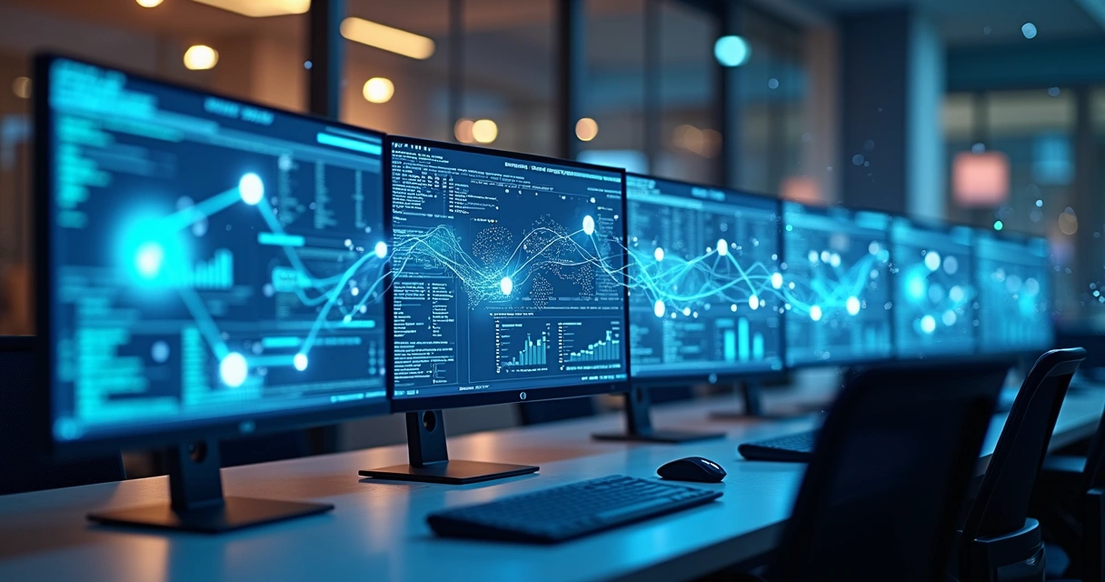 Fluxo digital entre diferentes softwares contábeis. 