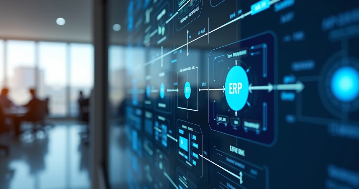 Painel com integrações entre ERP CRM e planilhas 